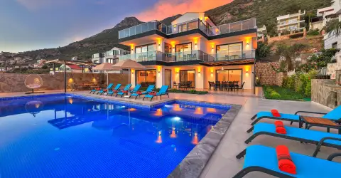 Villa July Kalkan Kiralik Deniz Manzaralı Villa