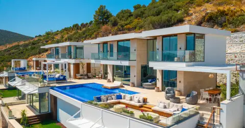 Villa Anatolia 2 Kalkan Deniz Manzaralı Jakuzili Villa