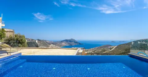 Villa Panda Kalkan Deniz Manzarali Modern Villa