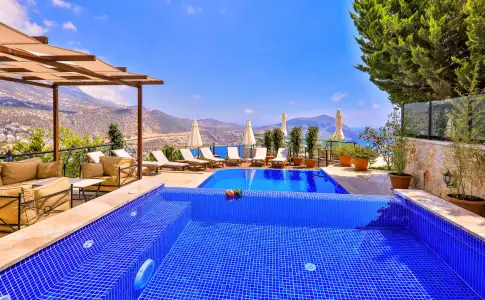 Villa Panoroma Duo Kalkan Genis Aileler Için Ideal Villa