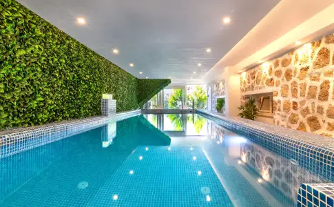 Villa La Mer Deluxe Kapalı Isıtmalı Havuzlu Balayı Villası