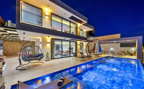 Villa Çiğdem Luxury Kalkan Yüzme Havuzlu Lüks Villa