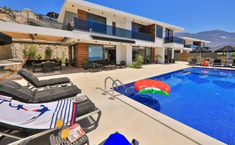 Villa Nymphe Kalkan Deniz Manzaralı Lüks Villa
