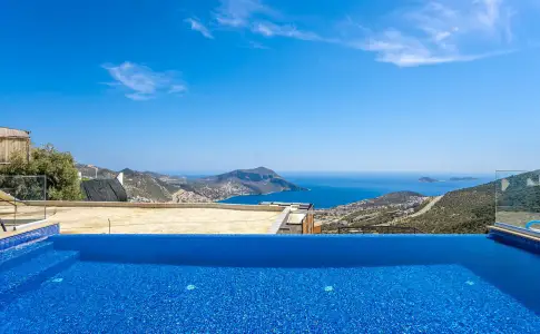 Villa Panda Kalkan Deniz Manzarali Modern Villa