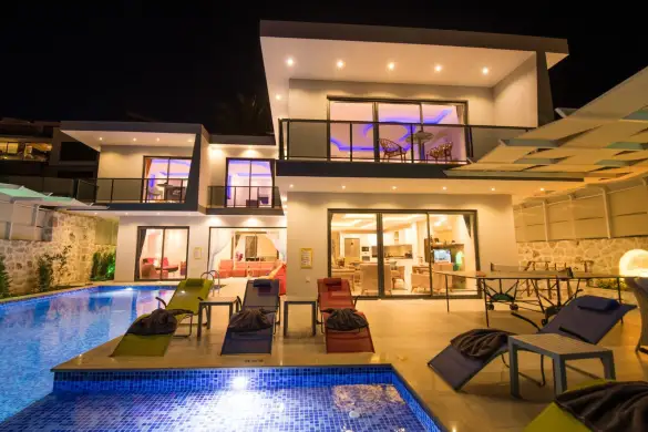 Villa Egem Deniz Manzaralı Lüks Jakuzili Villa