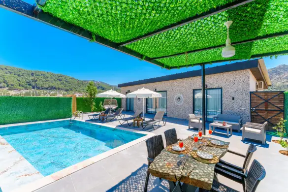 Villa Yellow Kalkan Kiralık Yazlık Tatil Villası