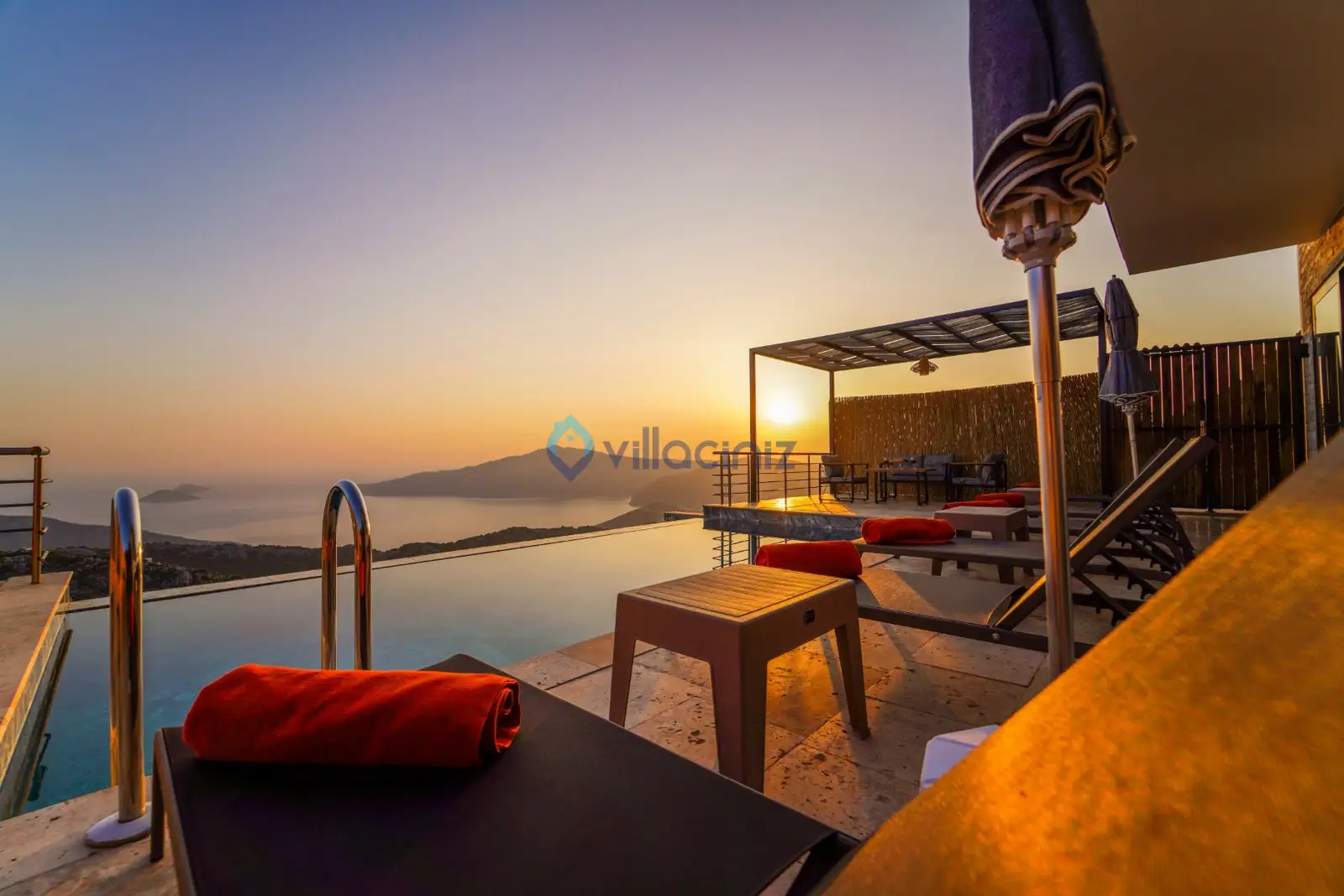 Villa Zamia Kalkan Deniz Manzaral Jakuzili Villa